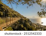 Beautiful Landscape of the Windsor Suspension Bridge in Gibraltar in Spain