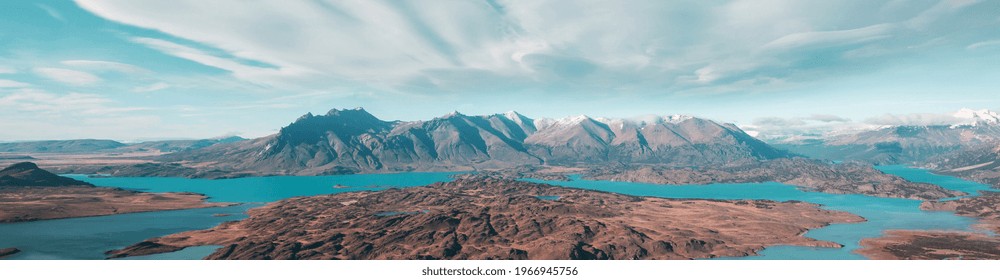 Beautiful landscapes in Perito Moreno National Park, Patagonia, Argentina