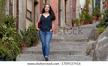 Image, Stock Photo Portuguese lane