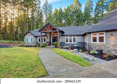 Beautiful Large House With Driveway, And Garage.