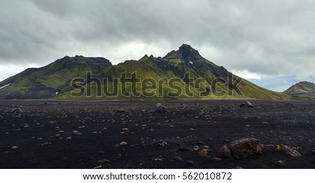 Beautiful Laugavegur mountains - South Iceland