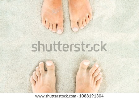 Similar – Image, Stock Photo sandpiper Flip-flops