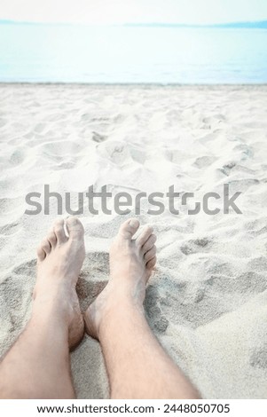 Similar – Image, Stock Photo differ:ent Ocean Lake Feet