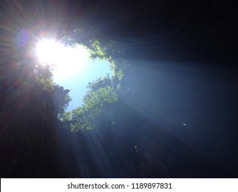 Beautiful Light From The Cave