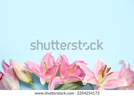 Similar – Beautiful pink flower frame