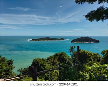 A Beautiful Line Of Islands On The West Coast Of Aceh