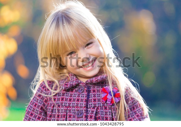 Beautiful Little Blonde Hair Girl Has Stock Photo Edit Now