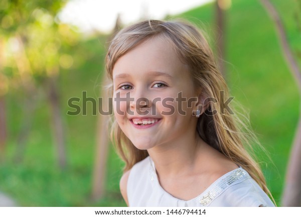Beautiful Little Blonde Hair Girl Has Stock Photo Edit Now