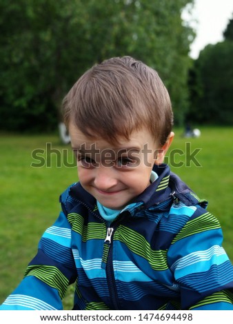 Similar – Image, Stock Photo funny face Lifestyle Joy