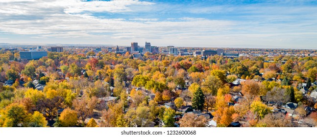 Beautiful Little City Boise Idaho Trees Stock Photo 1232600068 ...