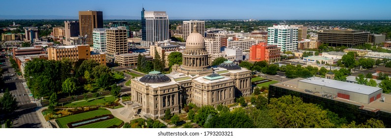 Beautiful little town of Boise Idaho with capital building - Powered by Shutterstock