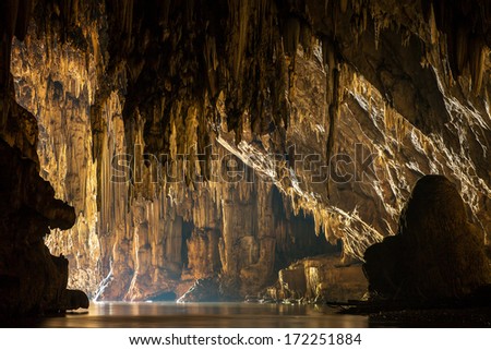 Beautiful Lod cave in Sappong, Northern Thailand