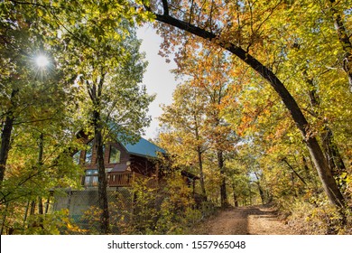 Beautiful Log Cabin In Arkansas Ozarks