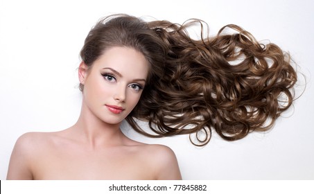 6,780 Teen girl curly brown hair Images, Stock Photos & Vectors ...