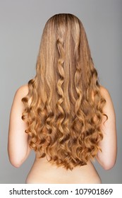 Back Of Wavy Hair Images Stock Photos Vectors Shutterstock