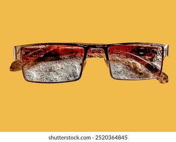 Beautiful looking indian isolated transparent goggles in hand, dustproof, chemicals blocking glasses, eye protector goggles, durably designed goggles, domestic use goggles, driving eye-shield  - Powered by Shutterstock