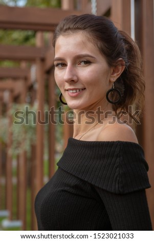 Similar – woman, smile, glasses, nature