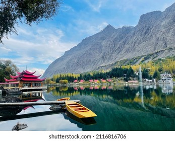 Beautiful Lower Kachura Lake Shangrila Skardu Gilgit Pakistan