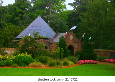 Beautiful Lush Garden Found On Roanoke Island