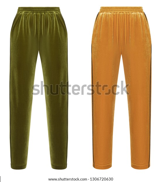 velvet womens pants