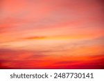 Beautiful , luxury soft gradient orange gold clouds and sunlight on the blue sky perfect for the background, take in everning,Twilight, Large size, high definition landscape photo