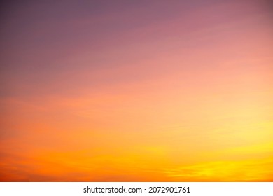 beautiful   luxury soft gradient orange gold clouds   sunlight the blue sky perfect for the background  take in everning Twilight