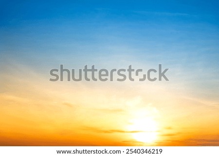 Similar – Image, Stock Photo Sunset sky of Oostende, western Belgium. The last rays illuminates clouds on red and pink colour. Breathtaking skyline