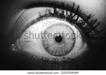 Similar – eye droplets Eyes Eyelash