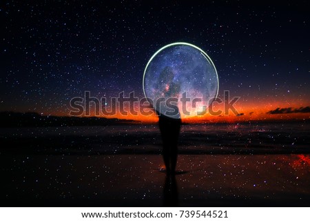 Similar – Image, Stock Photo Colours II Sunset Light