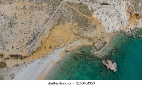 Beautiful Mala and Vela Luka bay on southeast of island Krk near town Baska, one of the most beautiful beaches of Adriatic sea and Croatia