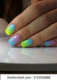 manicure bright design beautiful