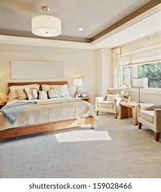 Beautiful Master Bedroom In Luxury Home