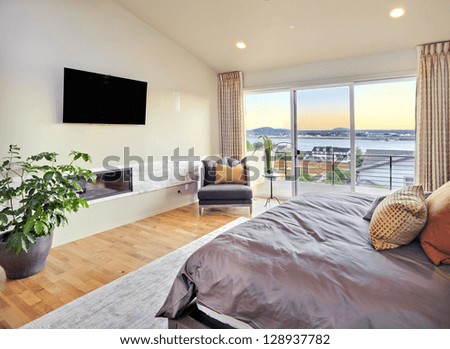 Beautiful Master Bedroom View Stock Photo Edit Now