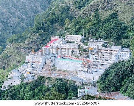 The beautiful Mata Vaishnodevi temple