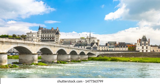 Beautiful Medieval Village Amboise, Loire Valley, France
