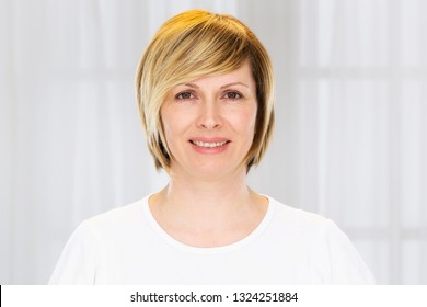 Beautiful Middle Aged Woman. Skin Care