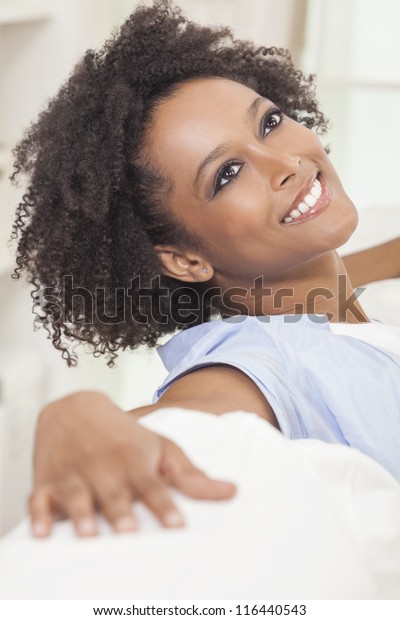 Beautiful Mixed Race African American Girl Stock Photo Edit Now