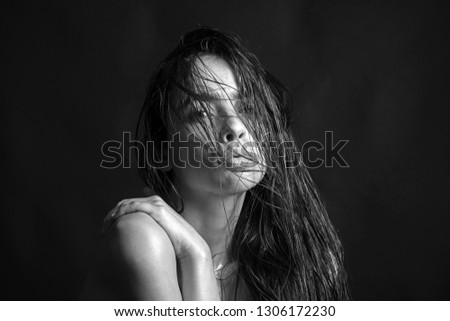 Image, Stock Photo sometimes Black White Girl