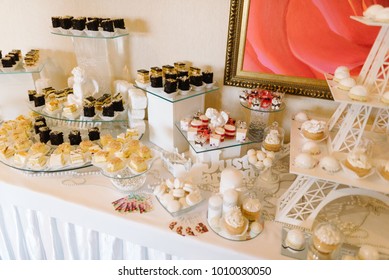 Beautiful Modern Decoration Sweets On Table Stock Photo Edit Now