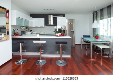 Beautiful Modern Kitchen In Designer House