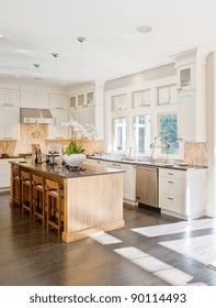 Beautiful Modern Kitchen In New Luxury Home