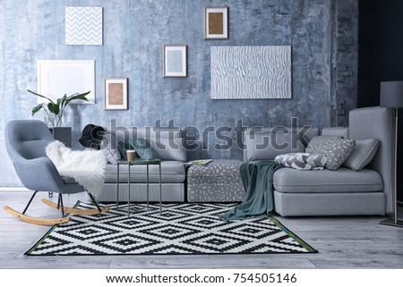 Beautiful modern room interior