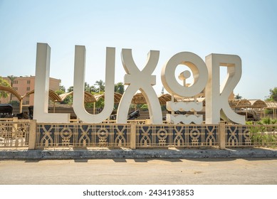Beautiful monument landscape in Luxor, Egypt