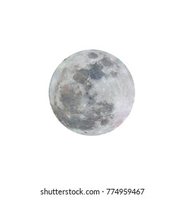 Full Moon On White Background Stock Photo 1469955164 | Shutterstock