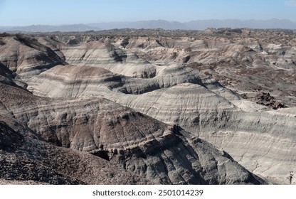 Hermoso paisaje lunar en