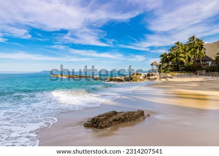 A beautiful morning at Conchas Chinas beach, Puerto Vallarta