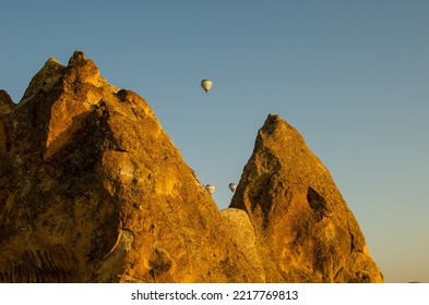 beautiful morning with hot air balloon in cappadocia - Powered by Shutterstock