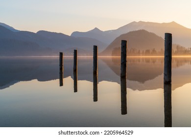 Beautiful Morning Mood At Lake Wolfgangsee