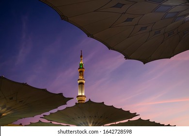 A Beautiful Morning Sunrise At Madinah Al Munawarah 