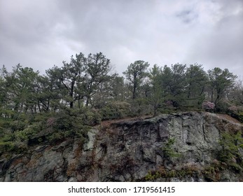 A beautiful mountain Cliff in the Blue Ridge mountains.  - Shutterstock ID 1719561415
